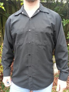 Long sleeve black w:gray front